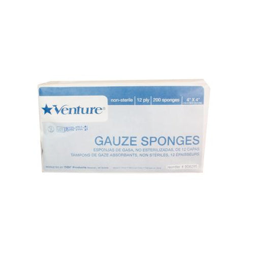 Tidi Products 908295 Venture Gauze Sponges Non-Sterile 4 Tidi Products 908295 Venture Gauze Sponges Non-Sterile 4